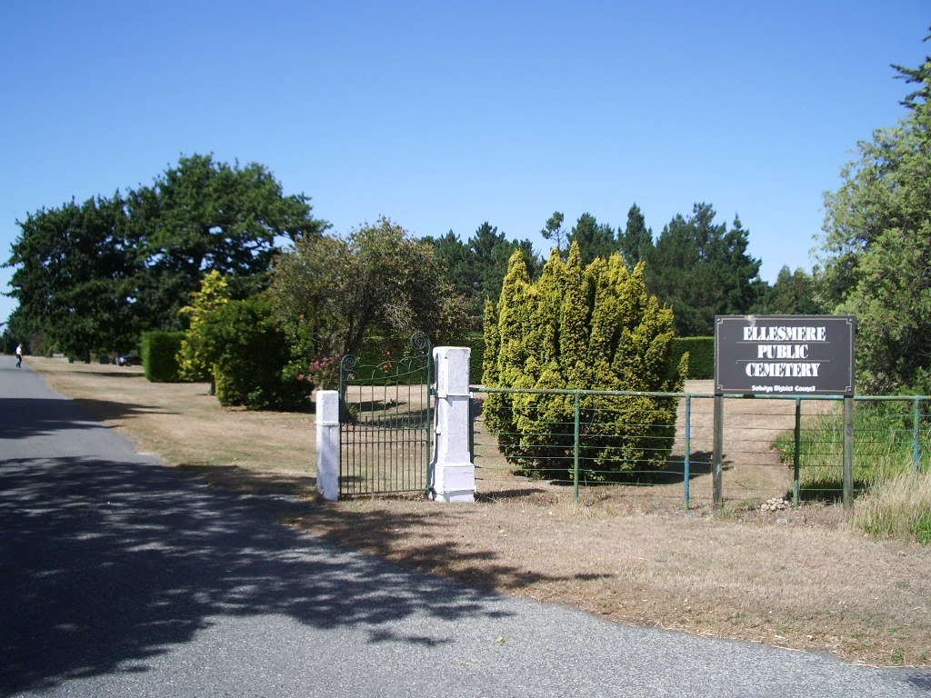 Ellesmere Public Cemetery, Leeston